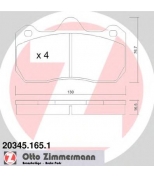 ZIMMERMANN - 203451651 - Тормозные колодки