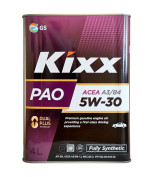 KIXX L209044TE1 Масло моторное Kixx PAO А3/В4 5W-30 /4л синт.