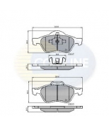 COMLINE - CBP01115 - Колодки дисковые