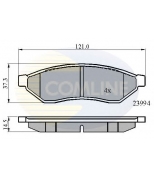 COMLINE - CBP01190 - Колодки зад chv/dae evanda 2.0 02-