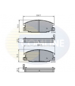 COMLINE - CBP3322 - Колодки пер opl frontera a