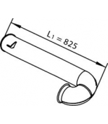 DINEX - 21632 - Труба глушителя ДАФ