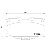 TEXTAR - 2185401 - * Колодки торм.пер. Nissan 200SX