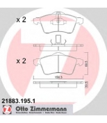 ZIMMERMANN - 218831951 - Колодки тормозные