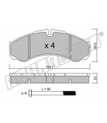 FRITECH - 2210 - Колодки тормозные дисковые задние IVECO 96>