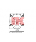 NK - 223331 - Колодки тормозные дисковые 223331