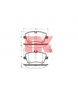 NK - 223345 - Колодки тормозные дисковые 223345