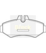 BRECK-LUMAG - 230210070420 - Колодки тормозные дисковые