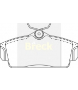 BRECK-LUMAG - 234630070100 - Колодки тормозные дисковые передние