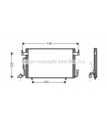 AVA - CN5166 - Радиатор кондиционера