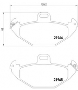 MINTEX - MDB1925 - Колодки тормозные задние дисковые к-кт RENAULT LAGUNA