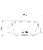 MINTEX - MDB2111 - Колодки торм.зад. MB W168, W245