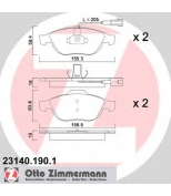ZIMMERMANN - 231401901 - Тормозные колодки