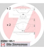 ZIMMERMANN - 232021851 - Комплект тормозных колодок, диско