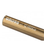 GROSS 72354 Сверло спиральное по металлу, 12 мм, HSS-Co. GROSS