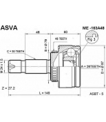 ASVA - ME163A48 - Шрус наружный 26x79x30 (mercedes benz   mercedes ml-class) asva