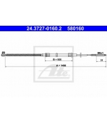 ATE - 24372701602 - Трос ручного тормоза [барабан.]