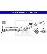 ATE - 24526504403 - ШЛАНГ ТОРМОЗНОЙ ПЕРЕДНИЙ L