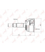 LYNX - CO3426 - ШРУС наружный HONDA City 1.3 88-94/Civic 1.2-1.5 83-88