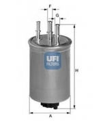 UFI 2444500 Фильтр топливный