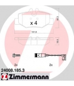 ZIMMERMANN - 240081853 - Колодки тормозные задние MB mit Zubeh