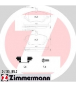 ZIMMERMANN - 241331852 - Колодки тормозные пер. Citroen, Peugeot C5 III (RD_) 2.2 HDi 02.2008 -