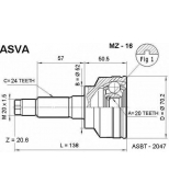 ASVA - MZ16 - Шрус наружный 20x52x24 (mazda 121,kia festiva 1.3) asva