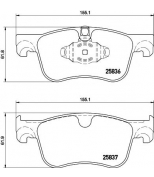 TEXTAR - 2583601 - Колодки дисковые передние