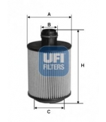 UFI 2508800 Фильтр масляный