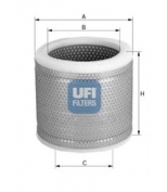 UFI - 2706000 - Фильтр воздушный