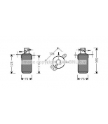 AVA - MSD373 - Осушитель кондиционера W 202 * Aut. AC ‘96-