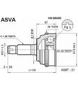 ASVA HN56A50 ШРУС НАРУЖНЫЙ 32x60x26 (HONDA CR-V(RD1/RD2))