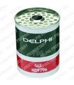 DELPHI - HDF796 - KX24 Фильтр топл.Renau Trafic 2.1D/Pegeot/Rover D/TD
