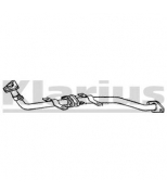 KLARIUS - 301645 - Приемная труба Nissan Sunny/100NX 1.4  1.6i -16V 90-96 T:N14
