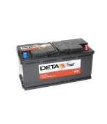 DETA - DB1100 - Аккумуляторная батарея 110ah deta power 12 v 110 a