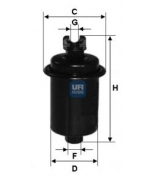 UFI - 3155100 - Топливный фильтр