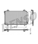 DENSO - DCN50012 - Конденсатор TO Corolla Verso 04.04-03.09