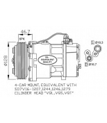 NRF - 32168 - Компрессор кондиционера: LT/T-IV/95-06/2.5D