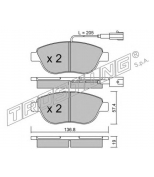TRUSTING - 3313 - К-т дисков. тормоз. колодок Fiat Punto Evo 1.3 90