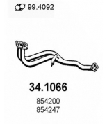 ASSO - 341066 - Приемная труба глушителя OPEL VECTRA A (1988-1995)