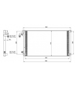 NRF - 35103 - Радиатор кондиционера