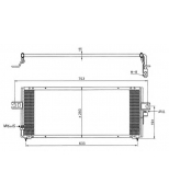 NRF - 35232 - радиатор кондиционера