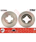 TRW DF3084 Диск тормозной DF3084