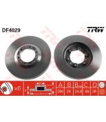 TRW DF4029 Диск тормозной DF4029