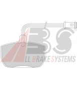 ABS - 361241 - Комплект тормозных колодок, диско