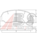 ABS - 36588 - Комплект тормозных колодок, дисковый тормоз