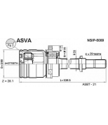 ASVA - NSIP5009 - Шрус внутренний правый 27x35x29