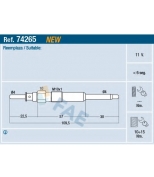 FAE - 74265 - Свеча накаливания