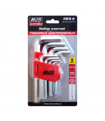 AVS A40161S Набор ключей торцевых шестигранных 8 предметов (3-12мм) AVS HKS-8