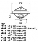 WAHLER - 408383D50 - ТЕРМОСТАТЫ WAHLER